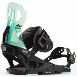 Fixation Snowboard Now Brigada Black/Turquoise 2020