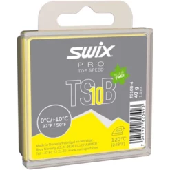 Swix TS10B Top Speed Wax Black 40G Cire Pour Skis Et Snowboard