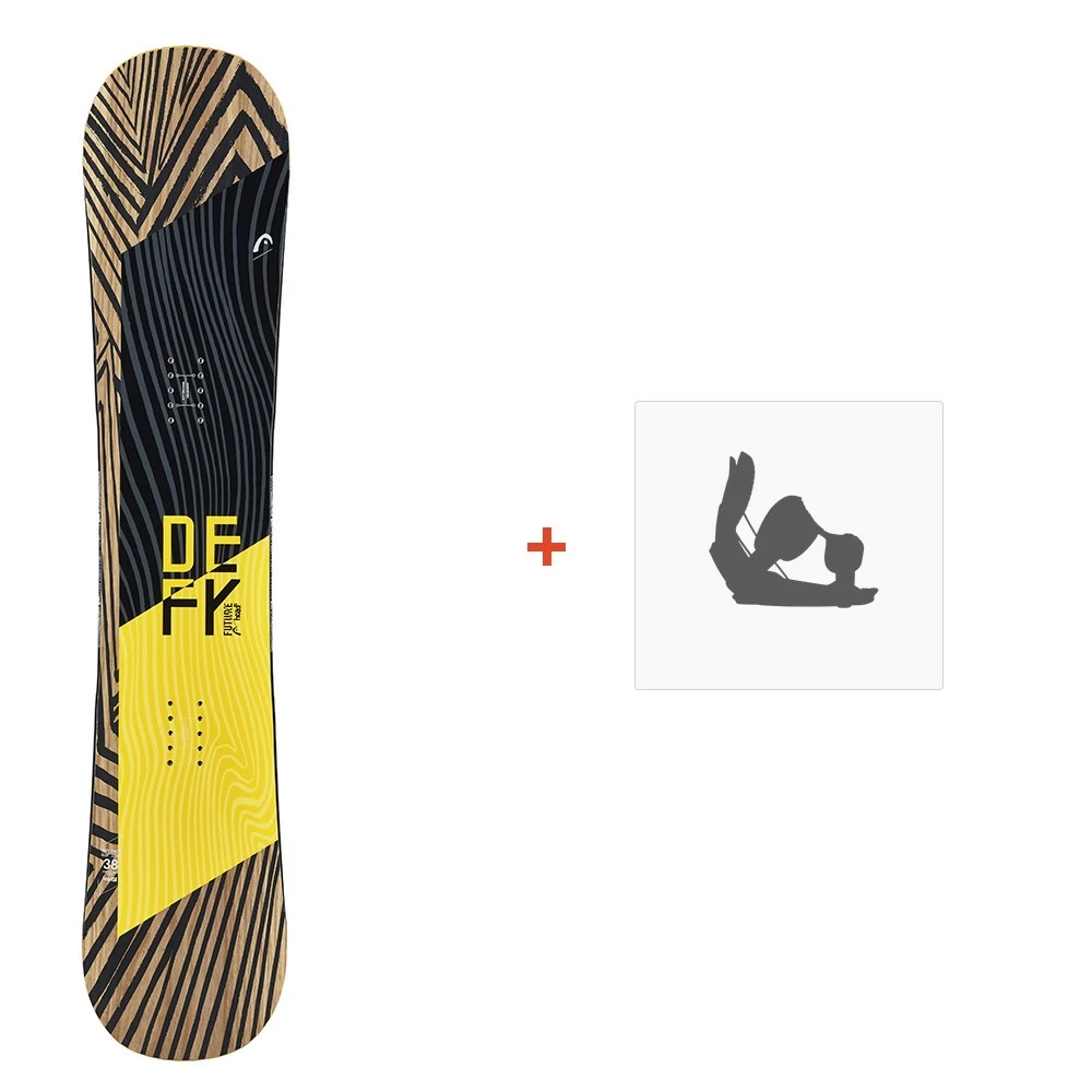 Snowboard Head Defy Youth 2023 + Fixations De Snowboard 3 Snowboard Head Defy Youth 2023 + Fixations De Snowboard