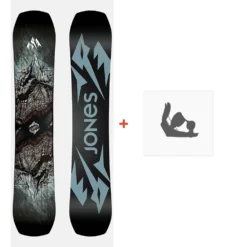 Snowboard Jones Mountain Twin 2023 + Fixations De Snowboard