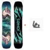 Snowboard Jones Twin Sister 2023 + Fixations De Snowboard -France Matériel De Ski Soldes Boutique snowboard jones twin sister 2023