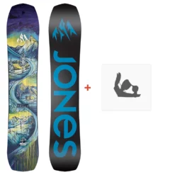 Snowboard Jones Youth Flagship 2024 + Fixations De Snowboard