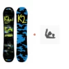 Snowboard K2 Mini Turbo 2019 + Fixations De Snowboard 1 Snowboard K2 Mini Turbo 2019 + Fixations De Snowboard -France Matériel De Ski Soldes Boutique snowboard k2 mini turbo 2019 fixations de snowboard