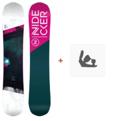 Snowboard Nidecker Micron Flake 2023 + Snowboard Bindings