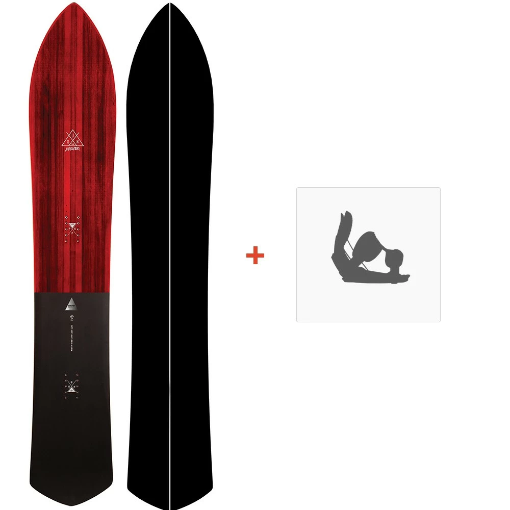 Snowboard Nidecker The Gun 2022 + Snowboard Bindings 3 Snowboard Nidecker The Gun 2022 + Snowboard Bindings