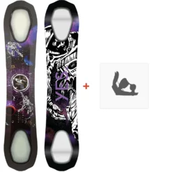 Yes! Snowboard Yes 20/20 Powderhull 2023 + Fixations De Snowboard