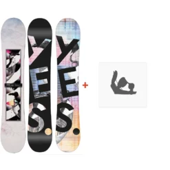 Yes! Snowboard Yes Hel 2023 + Fixations De Snowboard